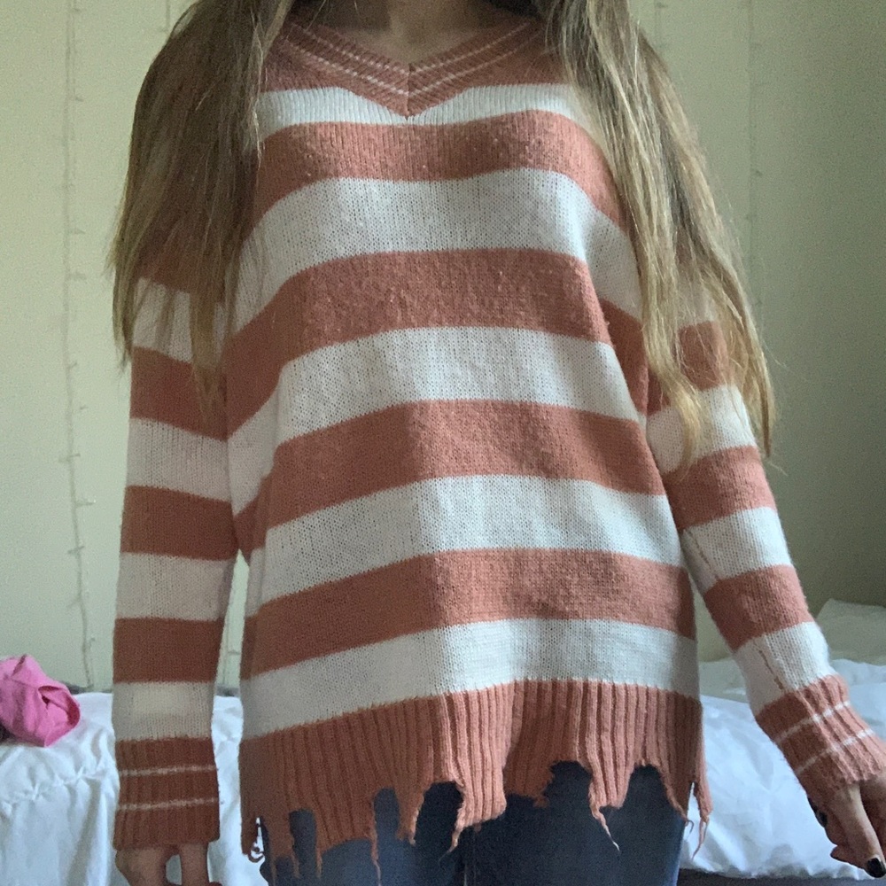 Boutique striped sweater